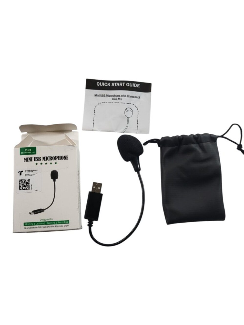 C G CHANGEEK CGS-M1 Mini USB Gooseneck Microphone
